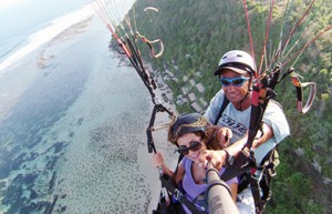 Paragliden op Bali